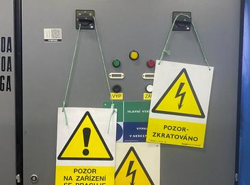 Reconstruction of the low voltage distribution boards at the heat exchanger station